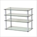 GEM LITE Slender Screen four shelf Hifi Stand