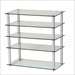 GEM LITE Slender Screen five shelf Hifi Stand