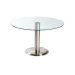 700mm diameter Global Table with stainless steel base and leg