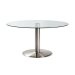 700mm dia Global Table with stainless steel base and leg