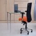 Chrome Slender Pin Elow Home Office Desk