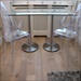 Dual Table made to order with Stainless Radius bases.