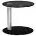 375mm diameter stainless steel Saint in black glass.