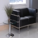 Futureglass Global knee with a 525mm diameter toughened glass top, making it perfect for reception areas.