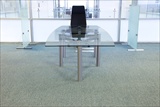 Connect Multi-Piece Boardroom Table with Stainless Steel Frame and Legs