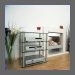 4 shelf GEM Separates rack with 160mm stainless steel spacings and Arcam equipment.